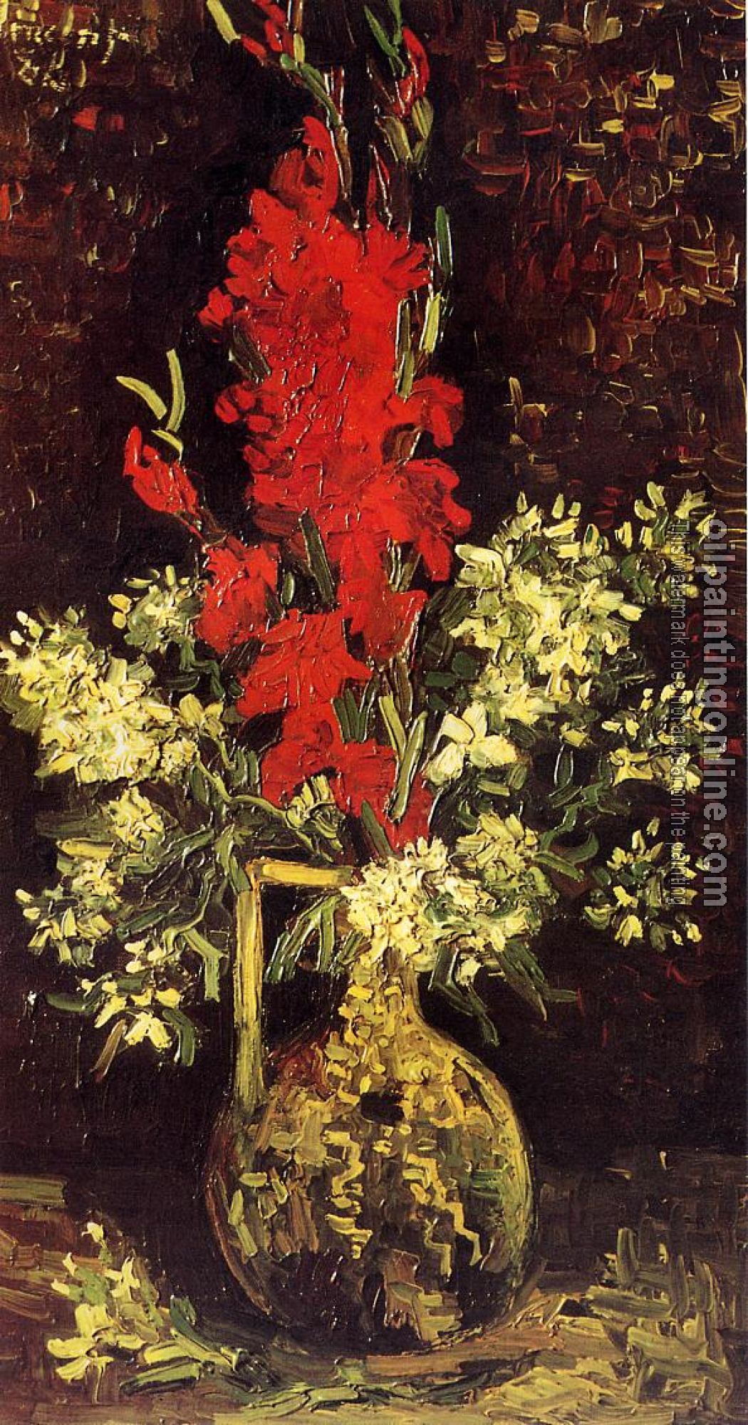 Gogh, Vincent van - Vase with Gladioli and Carnations